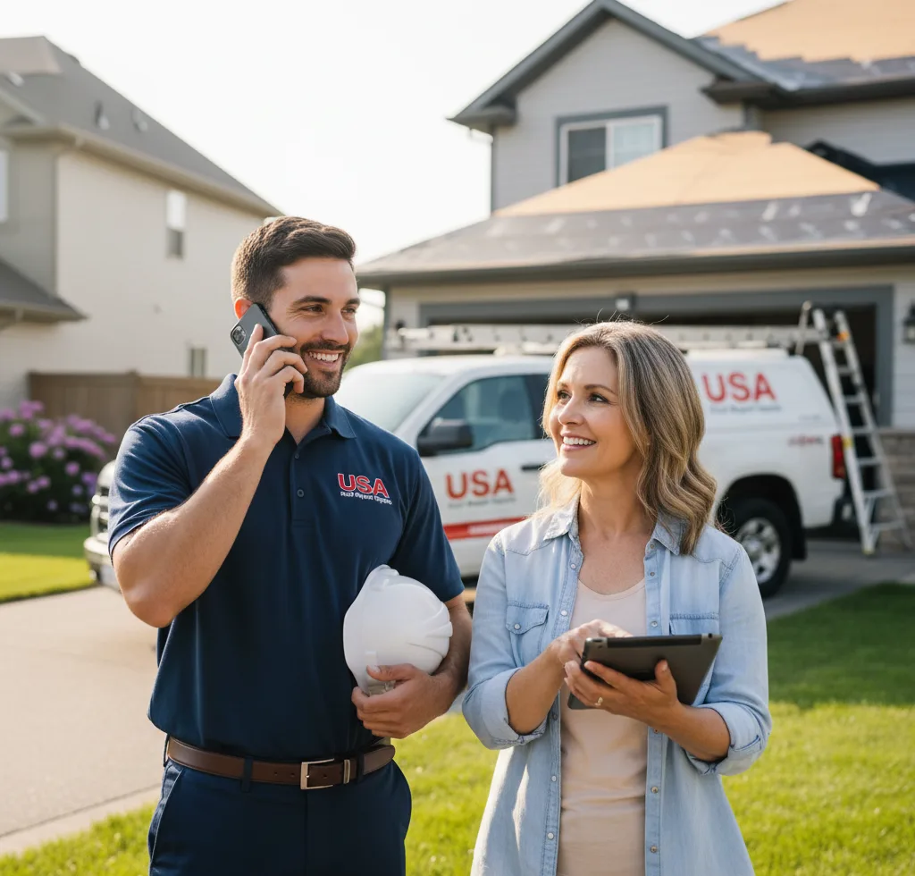 USA Roof Repair Experts customer support in Springville
